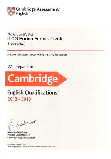 Cambridge Assesment 2019