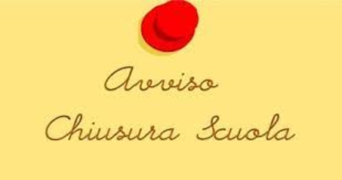 Chiusura Istituto